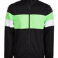 ID Ideology Men's Colorblocked Track Jacket Green Size Small