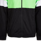 ID Ideology Men's Colorblocked Track Jacket Green Size Small