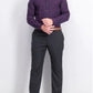 Club Room Men's Classic Regular Fit Stretch Twill Houndstooth Plaid Dress Shirt Purple Size 18x36-37