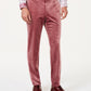 INC International Concepts Men's Slim-Fit Velvet Pants Red Size 38X32