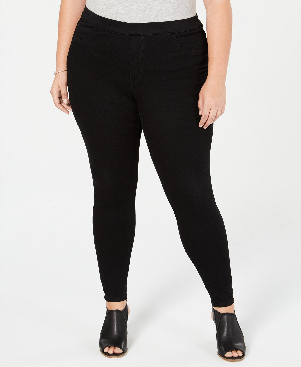 Style & Co Women's Plus Size Leggings Black Size 16W