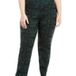 JM Collection Women's Pull On Pants Green Size XX-Large