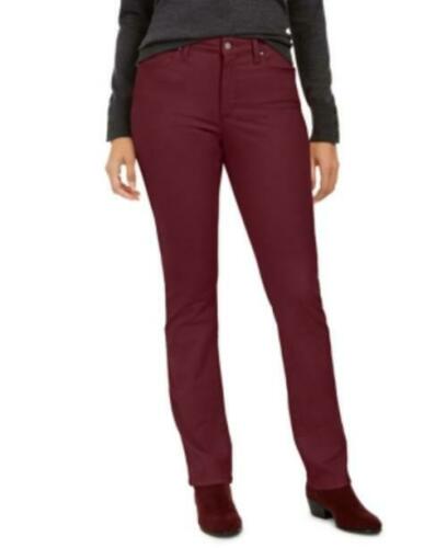 Charter Club Women's Lexington Straight-Leg Jeans Red Size 4