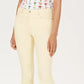 Charter Club Women's Lexington Straight-Leg Jeans Dark Yellow Size 10