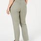 Charter Club Womne's Plus Size Twill Lexington Pants Green Size 28W