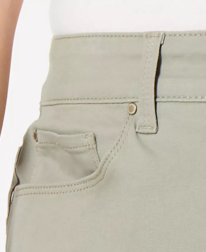 Charter Club Womne's Plus Size Twill Lexington Pants Green Size 28W