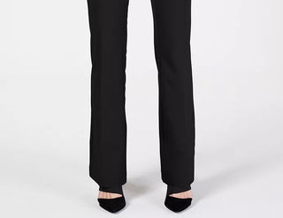 Alfani Women's Snap Waist Trousers Black Size 4 P