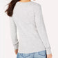 INC International Concepts Women's Sequined Knit Top Gray Size 2 Extra Large