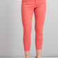 Charter Club Women's Petite Bristol Skinny Ankle Jeans Orange Size 12