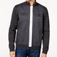 Alfani Men's Reyes Mixed-Media Jacket Black Size Small