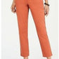 Style & Co Women's Chino Pants Dark orange Size 16