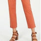 Style & Co Women's Chino Pants Dark orange Size 16