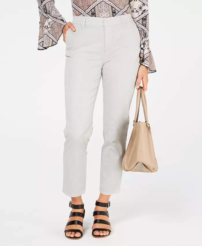 Style & Co Women's Chino Pants Silver Size 12