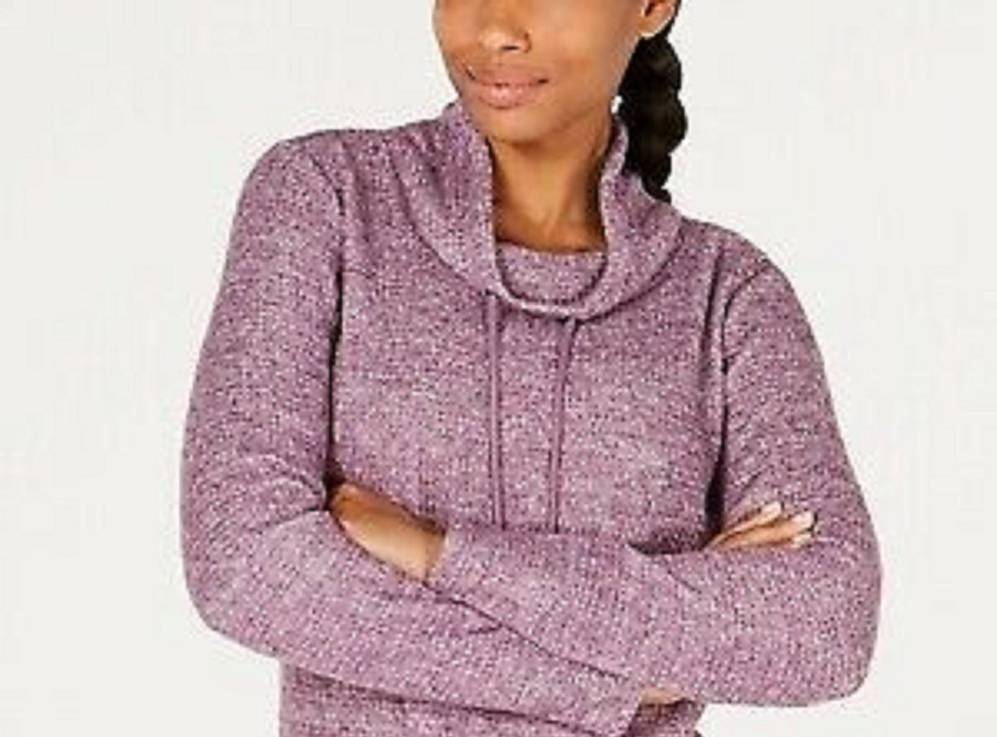 Ideology Women's Cowl-Neck Tulip-Hem Top Red Size Large