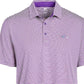 Attack Life Men's Men's Performance Stretch Feeder Stripe Polo Size Small