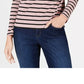 Charter Club Women's Ribbed Striped Turtleneck Lt/Paspink Size X-Large