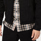 American Rag Mens Hooded Denim Trucker Jacket Black Size Small
