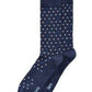 Bar III Men's Mini Dot Socks Navy Size Regular