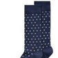 Bar III Men's Mini Dot Socks Navy Size Regular