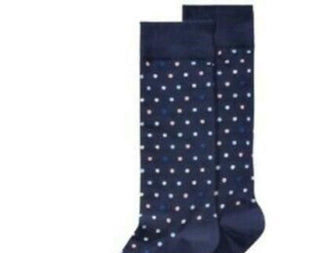 Bar III Men's Mini Dot Socks Navy Size Regular
