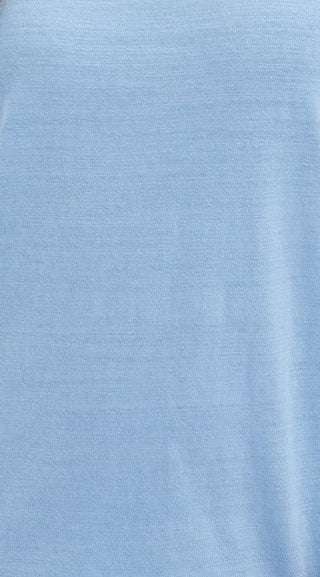 Charter Club Women's Crochet-Inset Top Blue Size Medium