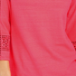 Charter Club Women's Crochet-Inset Top Med Pink Size X-Large