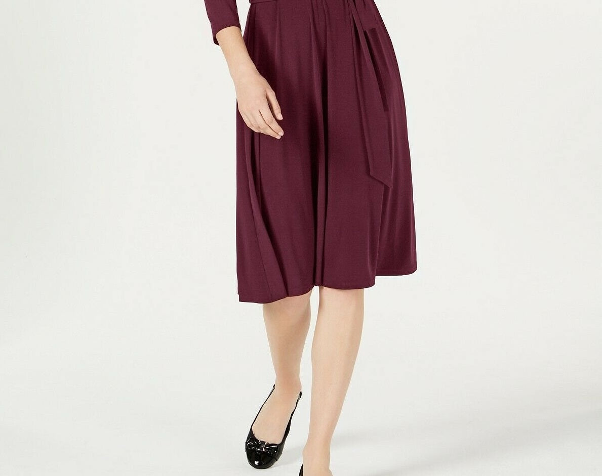 Charter Club Women's Midi Dress Carriage Red Size Large