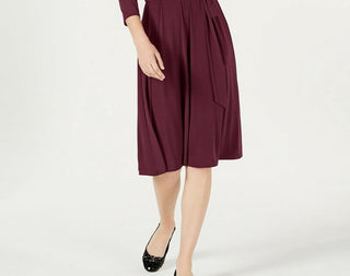 Charter Club Women's Midi Dress Carriage Red Size Large