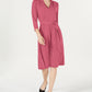 Charter Club Women's Petite Solid Midi Dress  Rapture Rose Size Medium