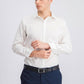 Bar III Men's Slim-Fit Stretch Knits Solid Dress Shirt  White 17.5X36-37