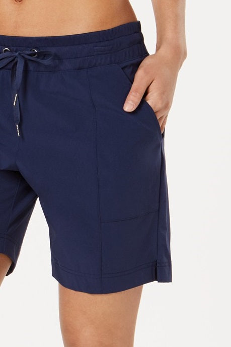 Ideology Women's 7" Woven Shorts Blue Size Small