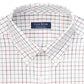 Club Room Men's Stretch Tattersall Dress Shirt White Size 16x34-35