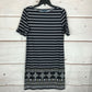 Karen Scott Women's Petite Printed Shift Dress Black Size Medium