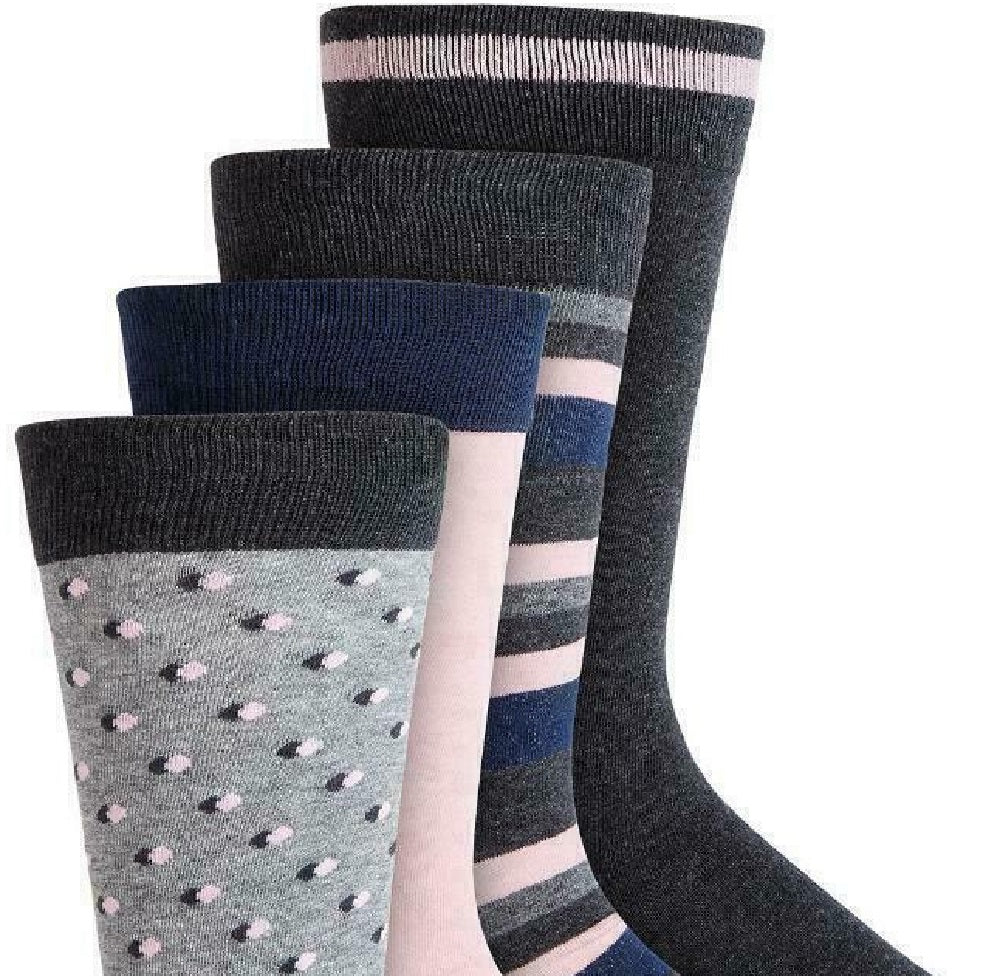 Bar III Men's 4-Pk. Socks Gray Size Regular