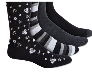 Bar III Men's 4-Pk. Socks Black Size Regular