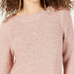 INC International Concepts Women's Petite Shine Sweater Pink Size Medium