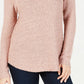 INC International Concepts Women's Petite Shine Sweater Pink Size Medium