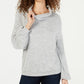 INC International Concepts Women's Cowlneck Knit Top Gray Size Extra Large