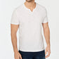 INC International Concepts Men's Ribbed Split Tee White Size XX-Large