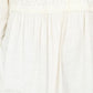 Style & Co Women'ss' Lace-Front Draped Top White Size Large