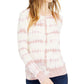 INC International Concepts Women's Petite Cotton Tie-Dye Sweater Pink Size Large