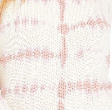 INC International Concepts Women's Petite Cotton Tie-Dye Sweater Pink Size Petite