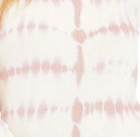 INC International Concepts Women's Petite Cotton Tie-Dye Sweater Pink Size Extra Large