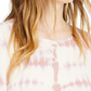 INC International Concepts Women's Petite Cotton Tie-Dye Sweater Pink Size Small