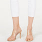 INC International Concepts Women's Curvy-Fit Cropped Straight-Leg Jeans White Size 8