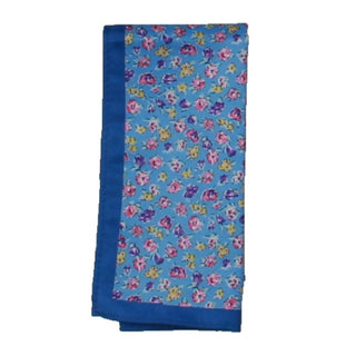 Bar III Men's Square Pocket One Bury Floral Print Not Applicable Navy Size Regular