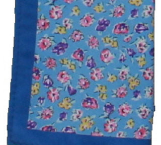 Bar III Men's Square Pocket One Bury Floral Print Not Applicable Navy Size Regular