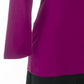 Karen Scott Women's Petite Cotton Henley Shirt Purple Size Small