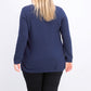 Karen Scott Women's Plus Size Cotton Scoop-Neck Top Blue Size 1X