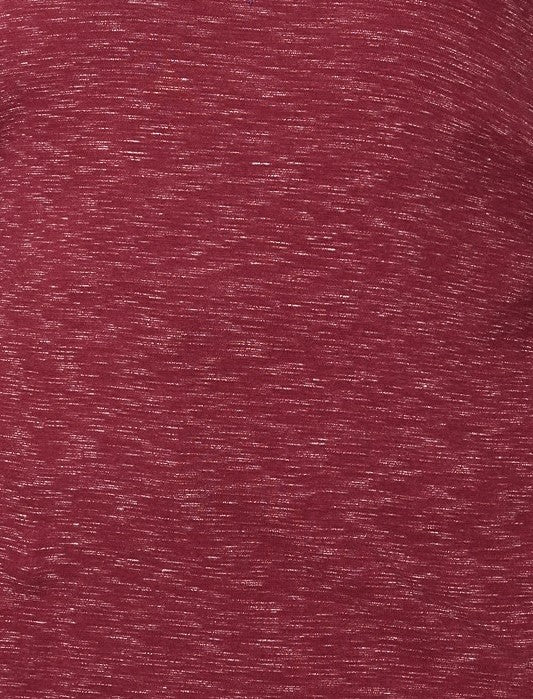 Karen Scott Women's Plus Size Space-Dye 3/4-Sleeve Top Red Size 3 Extra Large